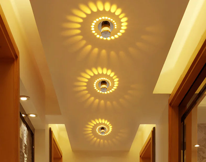 Modern LED Color-Changing Corridor Wall Light Fixture Premium American Bridgelux LED Chips - product feature