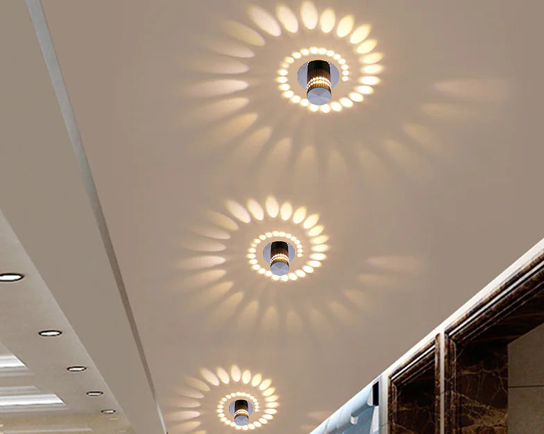 Modern LED Color-Changing Corridor Wall Light Fixture Dual Installation Options - product feature