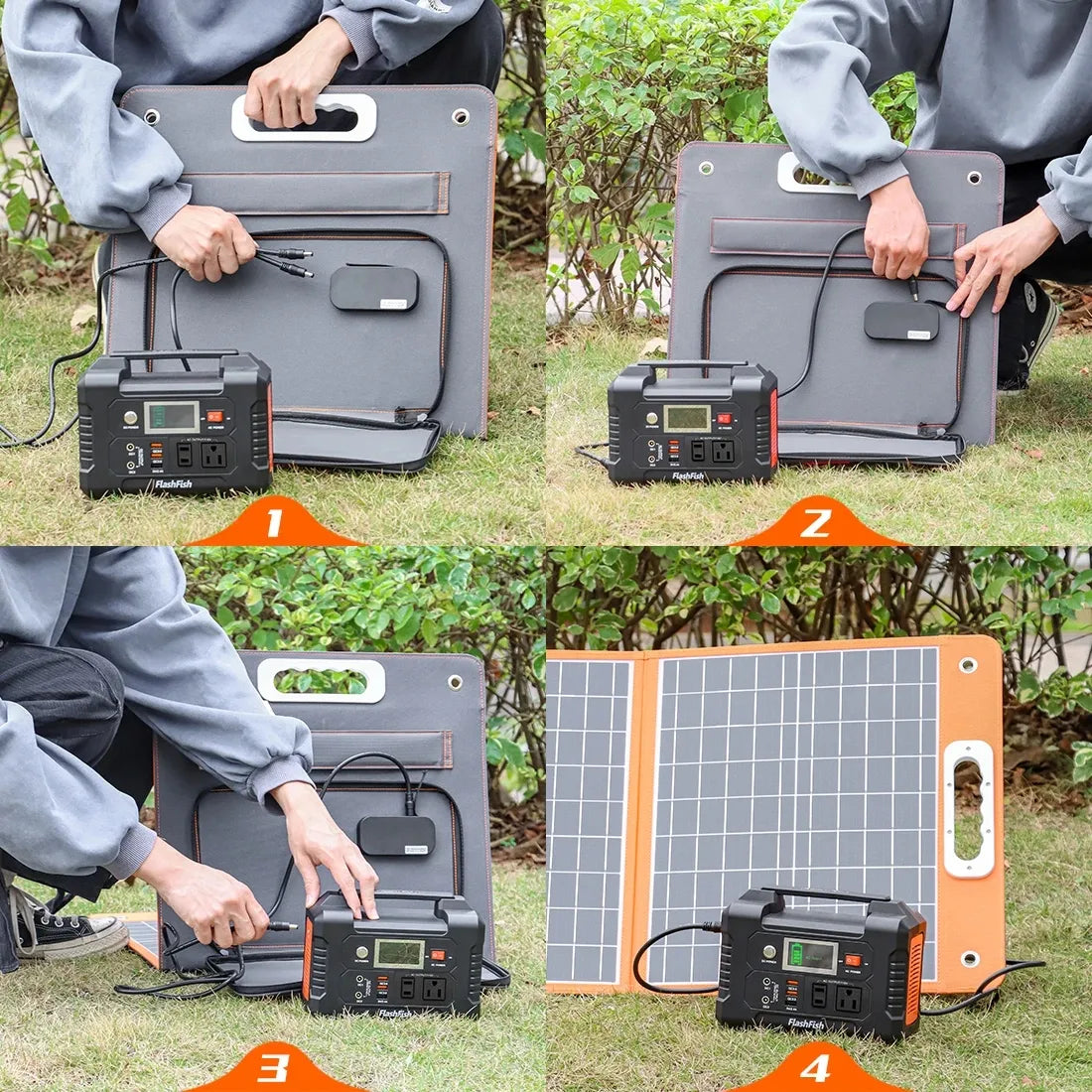 Portable Outdoor Power Station Multiple Output Ports - product feature